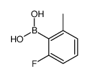 (2-氟-6-甲基苯基)硼酸结构式