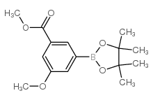 3-甲氧基-5-(甲氧基羰基)苯硼酸频那醇酯结构式
