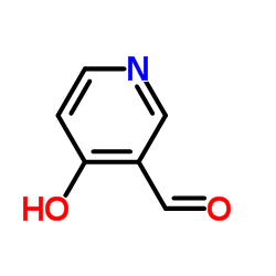 4-羟基-3-吡啶甲醛结构式