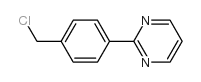 2-[4-(氯甲基)苯基]嘧啶结构式