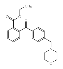 2-CARBOETHOXY-4'-MORPHOLINOMETHYL BENZOPHENONE结构式