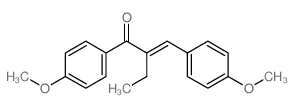 1-Butanone,1-(4-methoxyphenyl)-2-[(4-methoxyphenyl)methylene]- picture