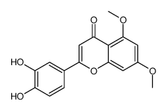 5,7-Dimethoxyluteolin结构式