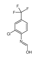 N-[2-chloro-4-(trifluoromethyl)phenyl]formamide结构式