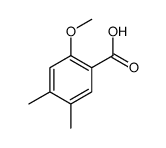 2-甲氧基-4,5-二甲基苯甲酸结构式
