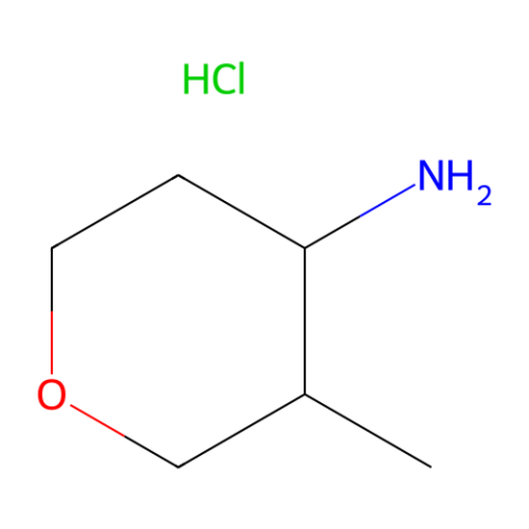 cis-3-methyl-4-aminotetrahydropyran hydrochloride Structure