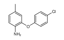 2-(4-Chlorophenoxy)-4-methylaniline Structure