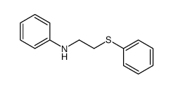 N-Phenyl-2-phenylsulfanylethylamine结构式