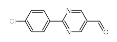 2-(4-chlorophenyl)pyrimidine-5-carbaldehyde Structure