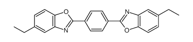 5-ethyl-2-[4-(5-ethyl-1,3-benzoxazol-2-yl)phenyl]-1,3-benzoxazole结构式