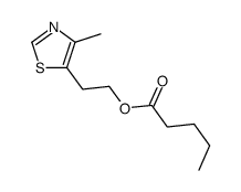 2-(4-methylthiazol-5-yl)ethyl valerate Structure