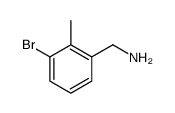 3-Bromo-2-methylbenzenemethanamine Structure