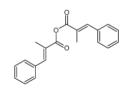 (2-methyl-3-phenylprop-2-enoyl) 2-methyl-3-phenylprop-2-enoate Structure