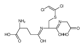 S-(1,2-dichlorovinyl)glutathione结构式