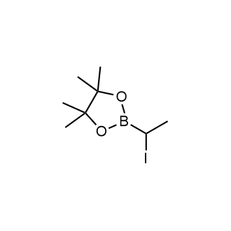2-(1-碘乙基)-4,4,5,5-四甲基-1,3,2-二氧杂硼戊烷结构式