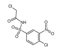 chloroacetyl-(4-chloro-3-nitro-benzenesulfonyl)-amine Structure