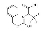 N-Cbz-2-氨基-3,3,3-三氟丙酸结构式