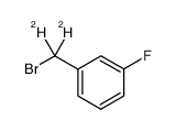 3-fluoro-α,α-d2-benzyl bromide Structure