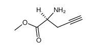 (S)-propargylglycine methyl ester结构式