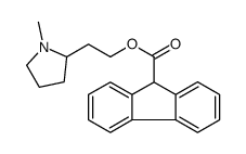 2-(1-methylpyrrolidin-2-yl)ethyl 9H-fluorene-9-carboxylate结构式