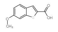 6-甲氧基苯并[b]噻吩-2-羧酸结构式