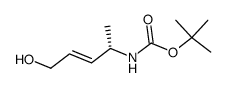(2E,4S)-4-(tert-butoxycarbonylamino)-2-penten-1-ol Structure