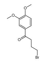 4-bromo-1-(3,4-dimethoxyphenyl)butan-1-one结构式