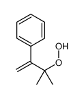 (3-hydroperoxy-3-methylbut-1-en-2-yl)benzene结构式