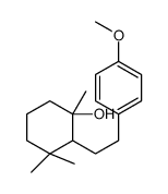 2-[2-(4-methoxyphenyl)ethyl]-1,3,3-trimethylcyclohexan-1-ol Structure