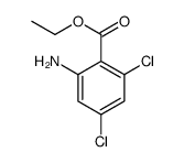 ethyl 2-amino-4,6-dichlorobenzoate Structure
