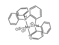 (1,2-bis(diphenylphosphino)benzene)molybdenum tetracarbonyl Structure