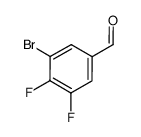 3-溴-4,5-二氟苯甲醛结构式