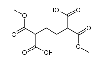 butane-1,1,4,4-tetracarboxylic acid-1,4-dimethyl ester Structure