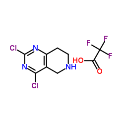 2,4-二氯-5,6,7,8-四氢吡啶并[4,3-d]嘧啶结构式