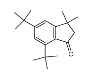 5,7-di-tert-butyl-3,3-dimethyl-1-indanone Structure