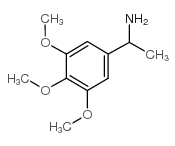 1-(3,4,5-三甲氧基苯基)-乙胺结构式