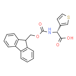 Fmoc-(R)-3-Thienylglycine Structure