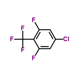 5-Chloro-1,3-difluoro-2-(trifluoromethyl)benzene结构式