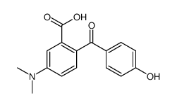5-(dimethylamino)-2-(4-hydroxybenzoyl)benzoic acid Structure