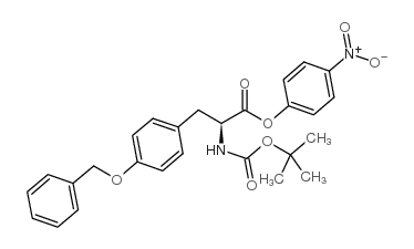 Boc-O-苄基-L-酪氨酸4-硝基苯酯结构式