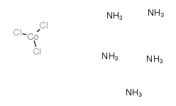 氯化五氨氯合钴(III)结构式