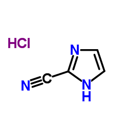 1H-咪唑-2-甲腈盐酸盐结构式