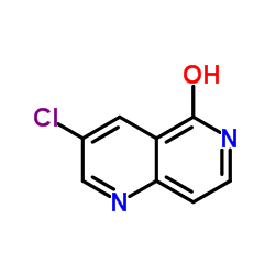 3-Chloro-1,6-naphthyridin-5-ol Structure