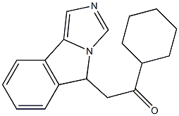 1-cyclohexyl-2-(5H-imidazo[5,1-a]isoindol-5-yl)ethanone Structure