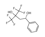(S)-1-phenyl-3,3-bis(trifluoromethyl)propan-1,3-diol Structure