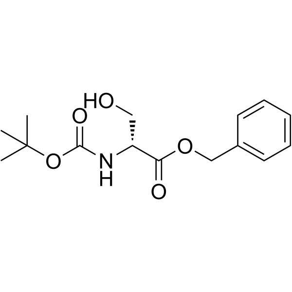 Boc-D-丝氨酸苄酯结构式