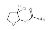 3,3-二氯四氢呋喃-2-醇醋酸酯结构式