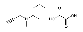 N-Methyl-N-2-propynyl-2-pentanamine ethanedioate (1:1) Structure