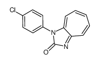 1-(4-chlorophenyl)cyclohepta[d]imidazol-2-one结构式