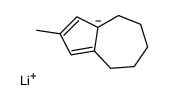 lithium,2-methyl-1,4,5,6,7,8-hexahydroazulen-1-ide Structure
